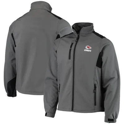 Men's Kansas City Chiefs Charcoal Fleece Jacket