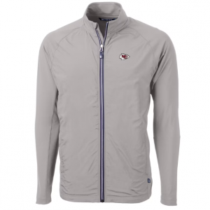 Men’s Kansas City Chiefs Cutter Grey Raglan Jacket