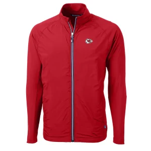 Men’s Kansas City Chiefs Cutter Red Raglan Jacket