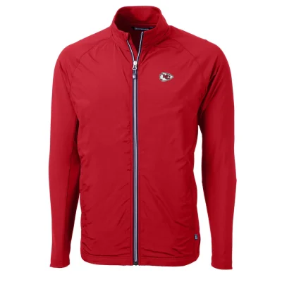 Men’s Kansas City Chiefs Cutter Red Raglan Jacket