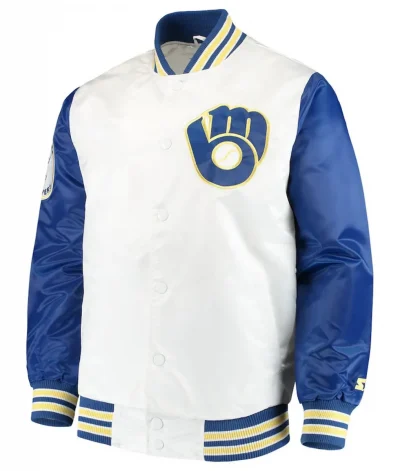 Milwaukee Brewers Starter Blue & White Jacket