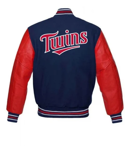Minnesota Twins MLB Letterman Red and Blue Jackets