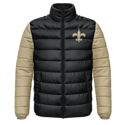 New Orleans Saints Varsity Puffer Jacket