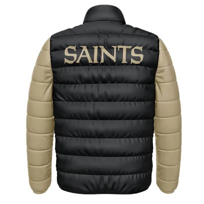 New Orleans Saints Varsity Puffer Jackets