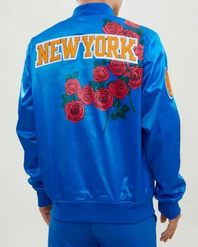 New York Knicks Rose Satin Blue Jackets