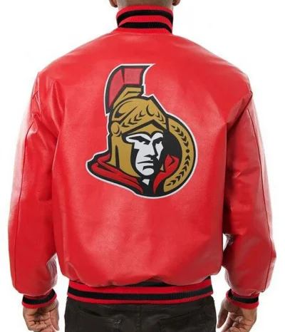 Ottawa Senators Varsity Leather Red Jackets