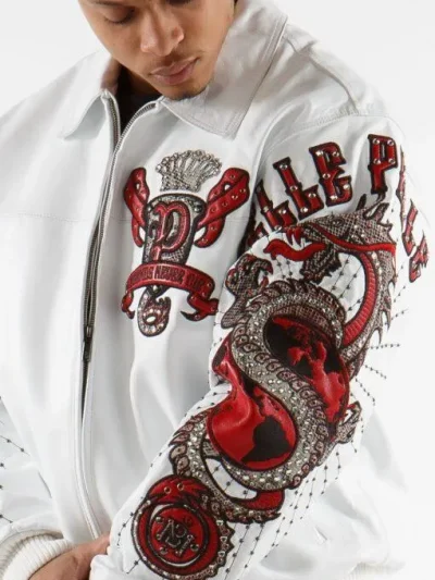 Pelle Pelle Independent Society White Jacketss