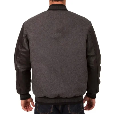 Philadelphia Eagles Varsity Charcoal and Black Jackets