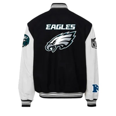 Philadelphia Eagles Wool & Leather Varsity Jackets
