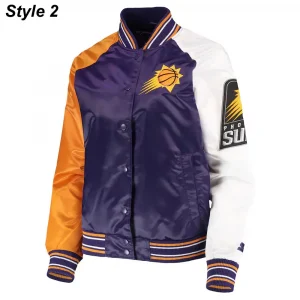 Phoenix Suns Reliever Purple & Orange Jacket
