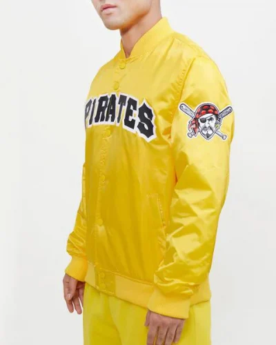 Pittsburgh Pirates Wordmark Yellow Jacket