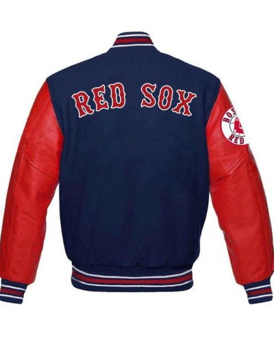Boston Red Sox Mlb Varsity Red And Blue Jacket