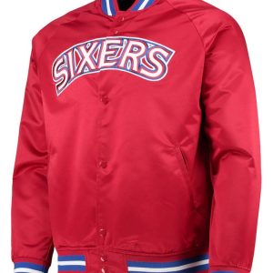 Philadelphia 76ers Hardwood Classics Red Jacket