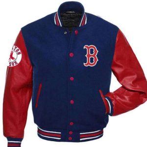 Boston Red Sox Mlb Varsity Red And Blue Jacket