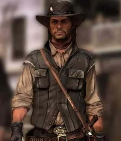 Red Dead Redemption 2 John Marston Cowboy Leather Vest