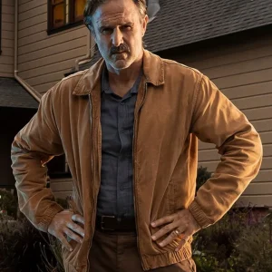 Scream David Arquette Brown Jacket
