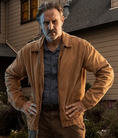 Scream David Arquette Brown Jacket