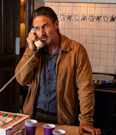 Scream David Arquette Brown Jackets