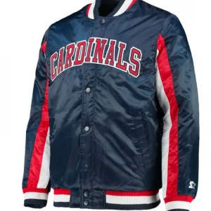 Starter St. Louis Cardinals The Ace Satin Blue Jacket
