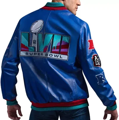 Starter Super Bowl LVII Leather Royal Jackets