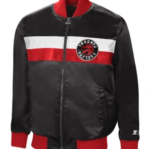 Starter Toronto Raptors Black Bomber Jacket