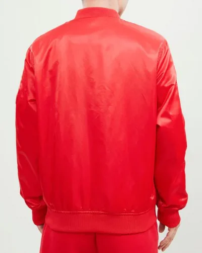 Tampa Bay Buccaneers Wordmark Satin Red Jackets