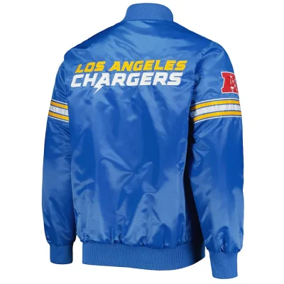 The Pick and Roll LA Chargers Satin Powder Blue Jackets