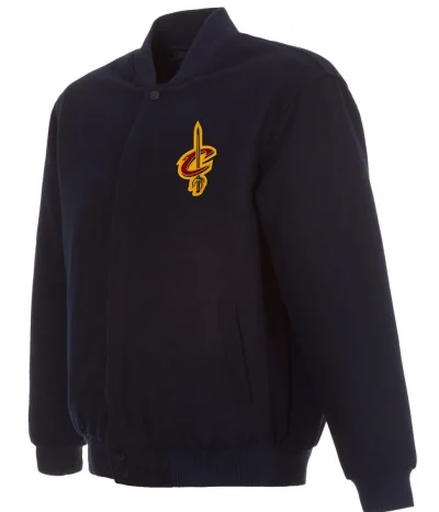 Varsity Cleveland Cavaliers Navy Blue Wool Jacket