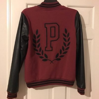 Victoria’s Secret Pink Burgundy Bomber Jackets