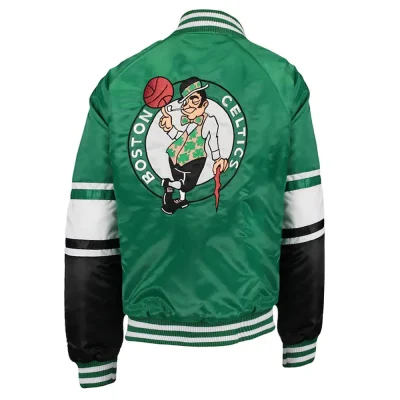 Victory Boston Celtics Kelly Green Satin Jackets