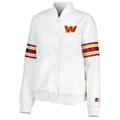 Washington Commanders Line Up White Jacket