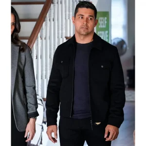 Wilmer Valderrama NCIS S20 Black Jacket