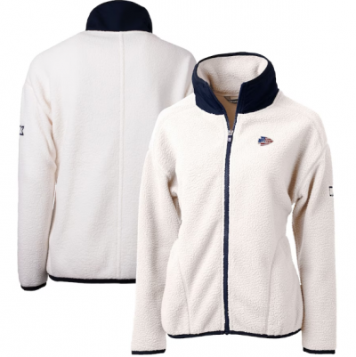 Women’s Kansas City Chiefs Cream Wool Jacket