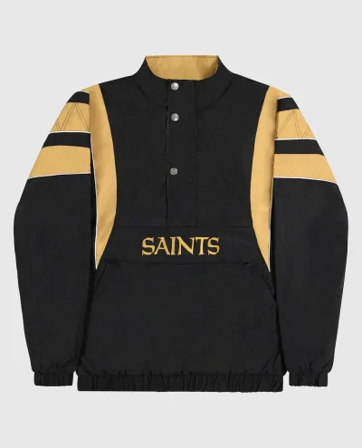 New Orleans Saints Pullover Half-Zip Jacket