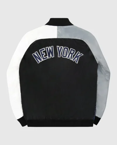 New York Yankees Varsity Satin Full-Snap Jacket