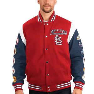 Starter St. Louis Cardinals The Ace Satin Blue Jacket