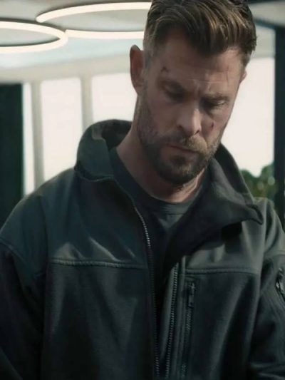 Chris Hemsworth Extraction 2 Tyler Rake Grey Jacket