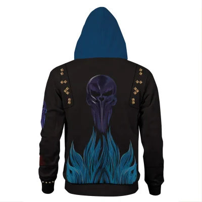 Descendants 3 Hades 3D Print Hooded Costume Jacket