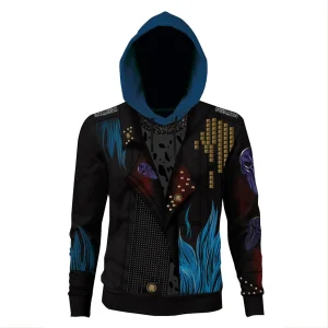Descendants 3 Hades 3D Print Hooded Costume Jacket