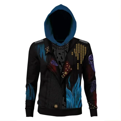 Descendants 3 Hades 3D Print Hooded Costume Jacket