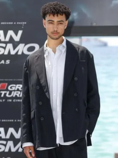 Archie Madekwe Gran Turismo Black Blazer