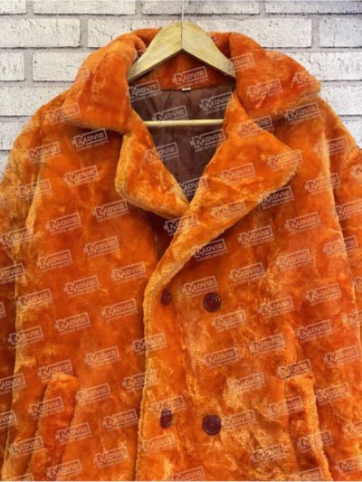 Friends Phoebe Buffay Lisa Kudrow Orange Fur Coat