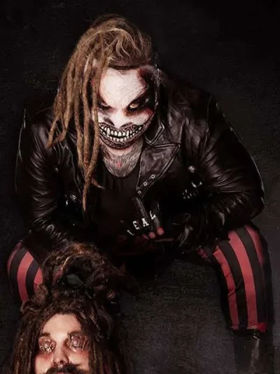 The Fiend Bray Wyatt Black Leather Jacket
