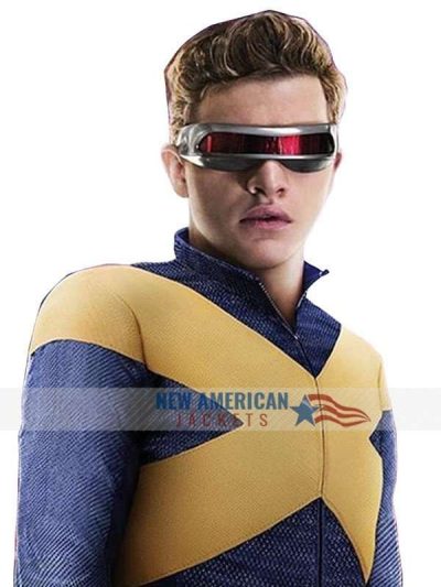 Yellow and Black Dark Phoenix X-Men Team Jacket