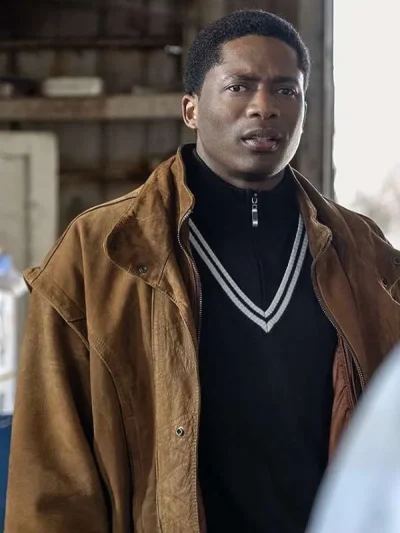 Terry Flenory Black Mafia Family Da’Vinchi Brown Suede Leather Jacket