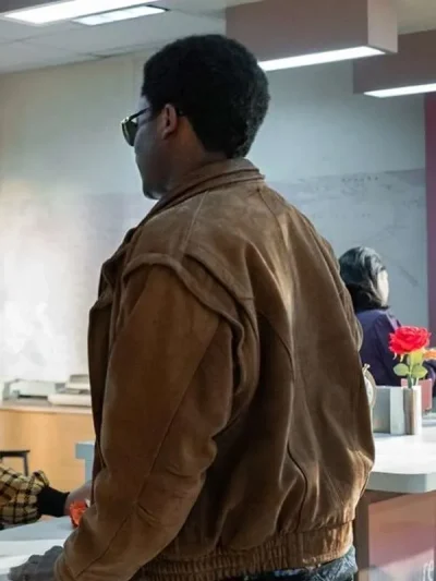 Terry Flenory Black Mafia Family Da’Vinchi Brown Suede Leather Jacket