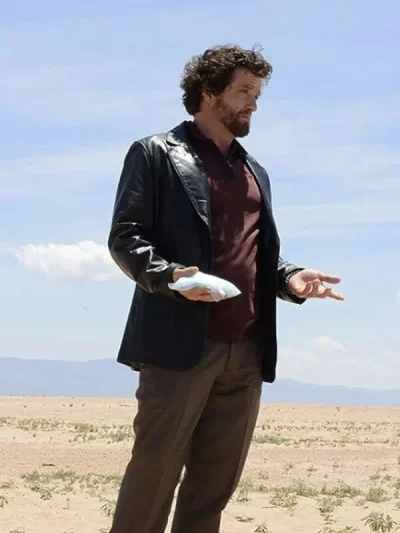 Louis Ferreira Breaking Bad S05 Declan Black Leather Blazer