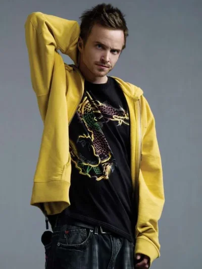 Aaron Paul Breaking Bad Jesse Pinkman Yellow Hoodie