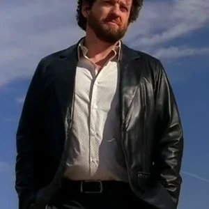 Louis Ferreira Breaking Bad S05 Declan Black Leather Blazer