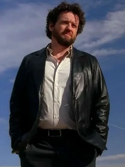 Louis Ferreira Breaking Bad S05 Declan Black Leather Blazer